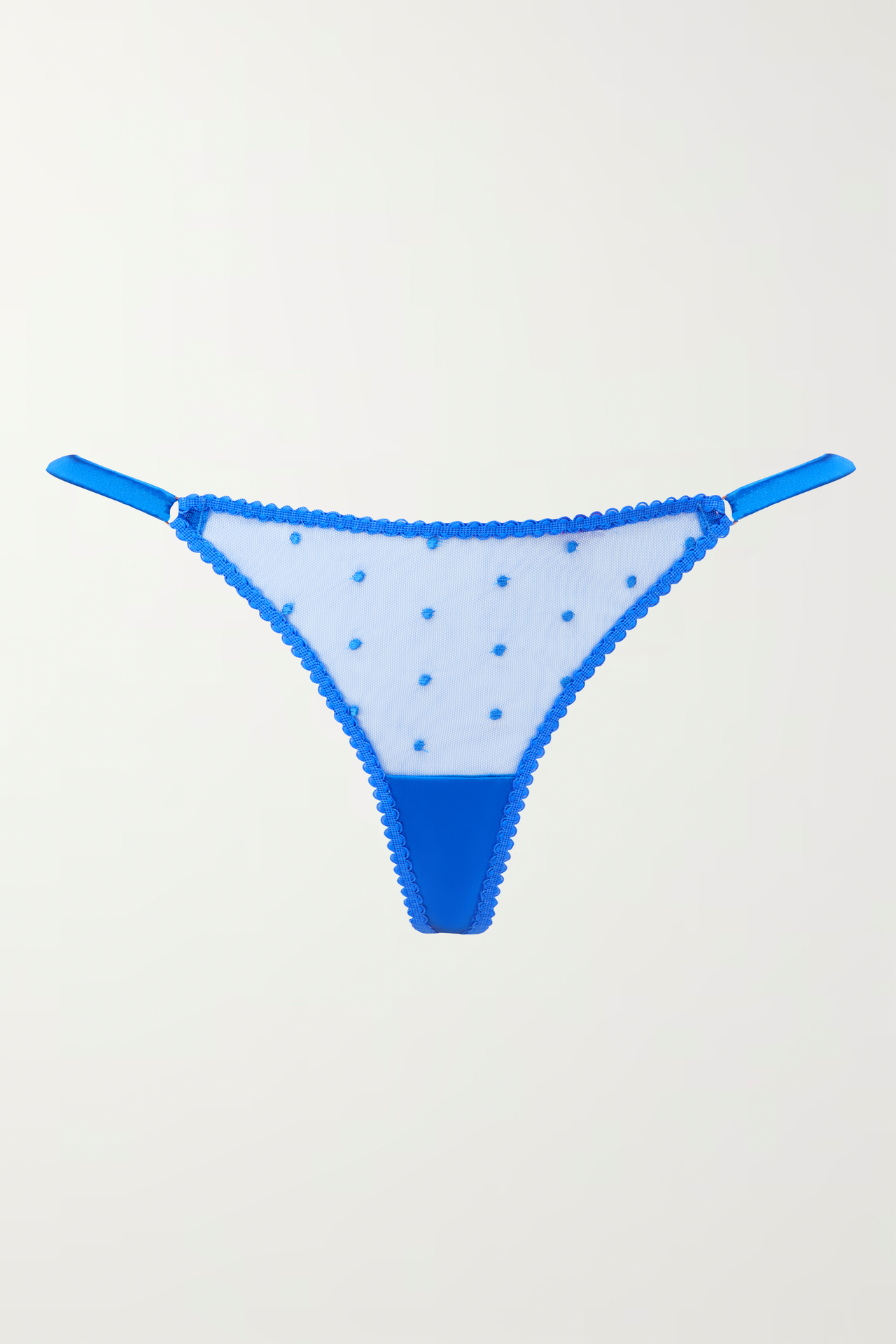 'Don't Call Me Baby' Blue Lace Thong