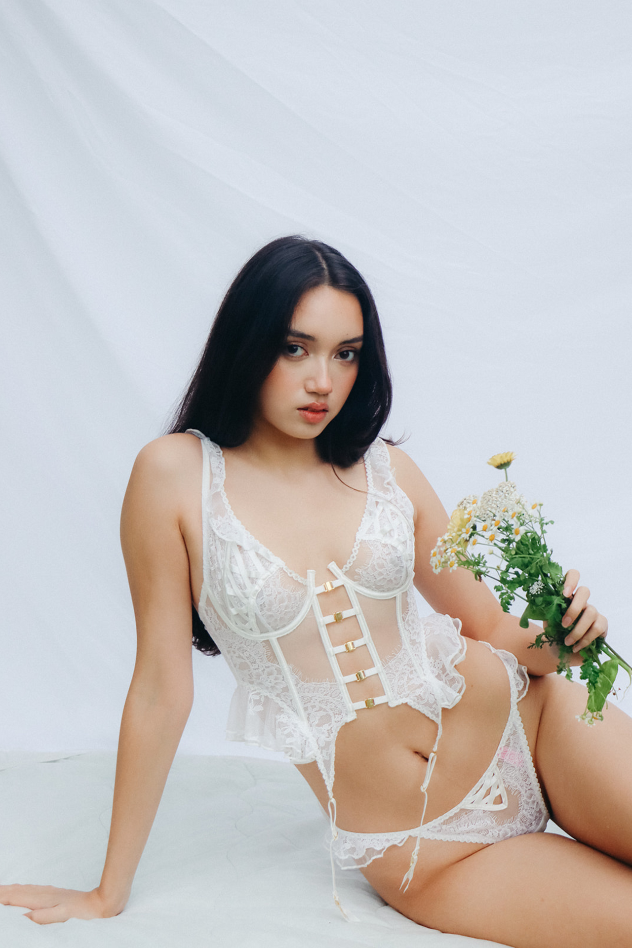 'Til Death Do Us Part' Lace White Thong